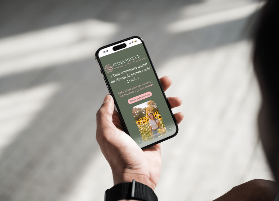 Site internet Emma Mineur Psychologue